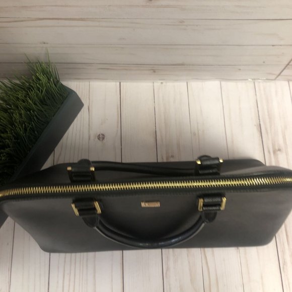 Authentic Guy Laroche Paris Saffiano Satchel Tote - Picture 5 of 12